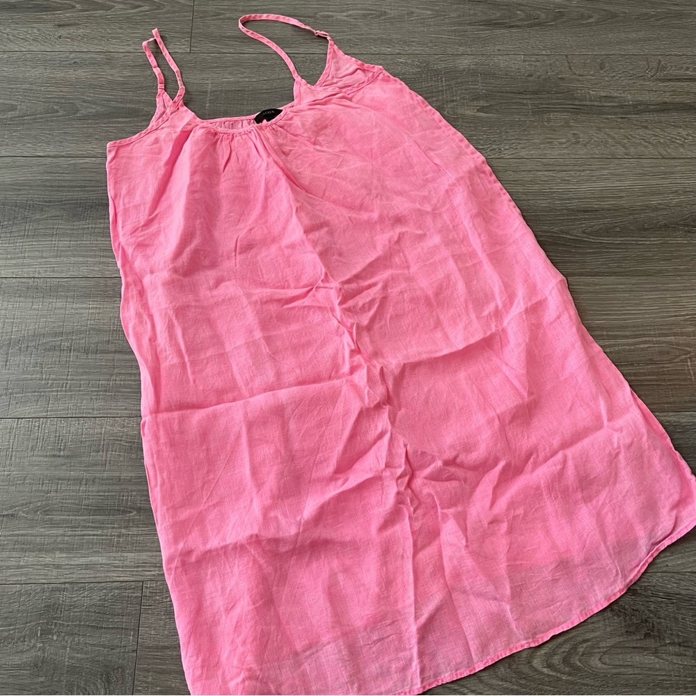 J Crew Sundress Neon Pink Manufacture Sun-faded Size Medium